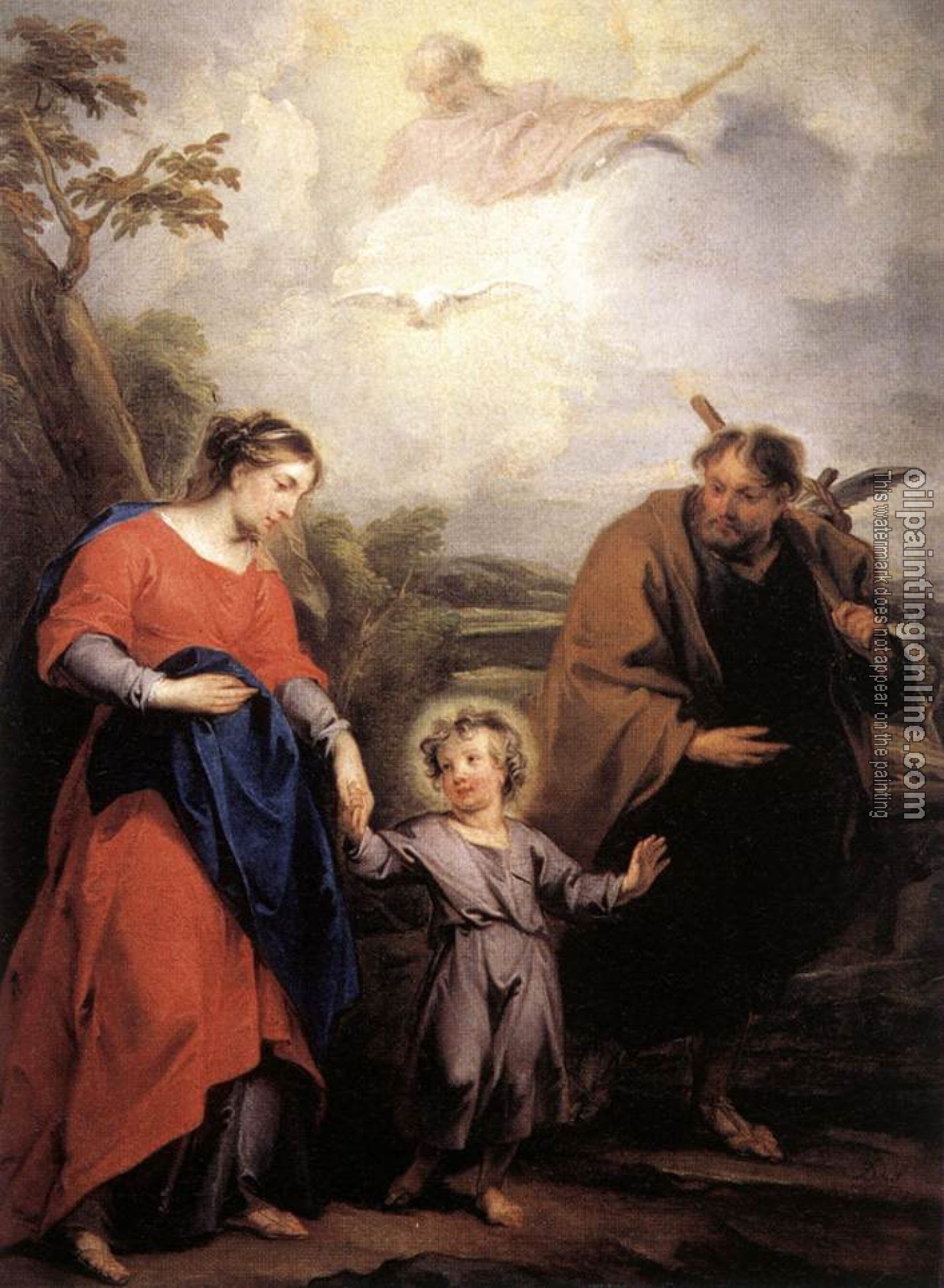 Wit, Jacob de - Holy Family and Trinity
